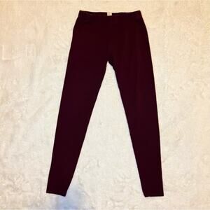 Women's Maroon No Boundaries Leggings Size Small